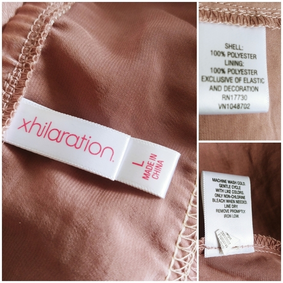 Xhilaration Zipper Front Camisole Mauve Blouse Top - Picture 5 of 5